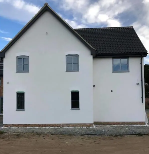 Baumit Silicone Render Applied to Renovated Detached Norwich Home